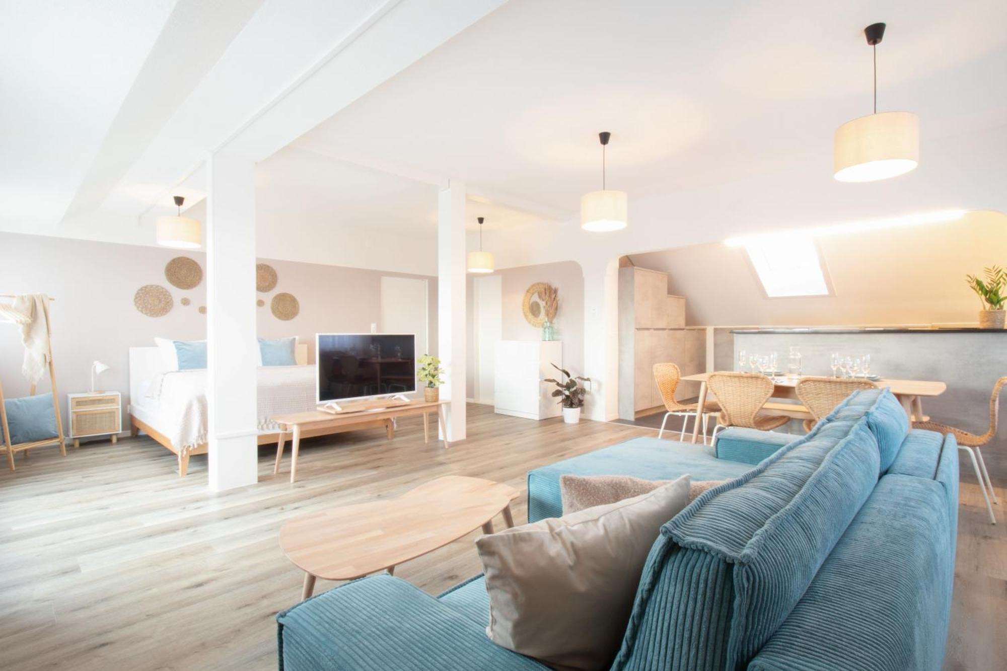 Loewe Apartment Blau نيوهاسن ام رينفا المظهر الخارجي الصورة