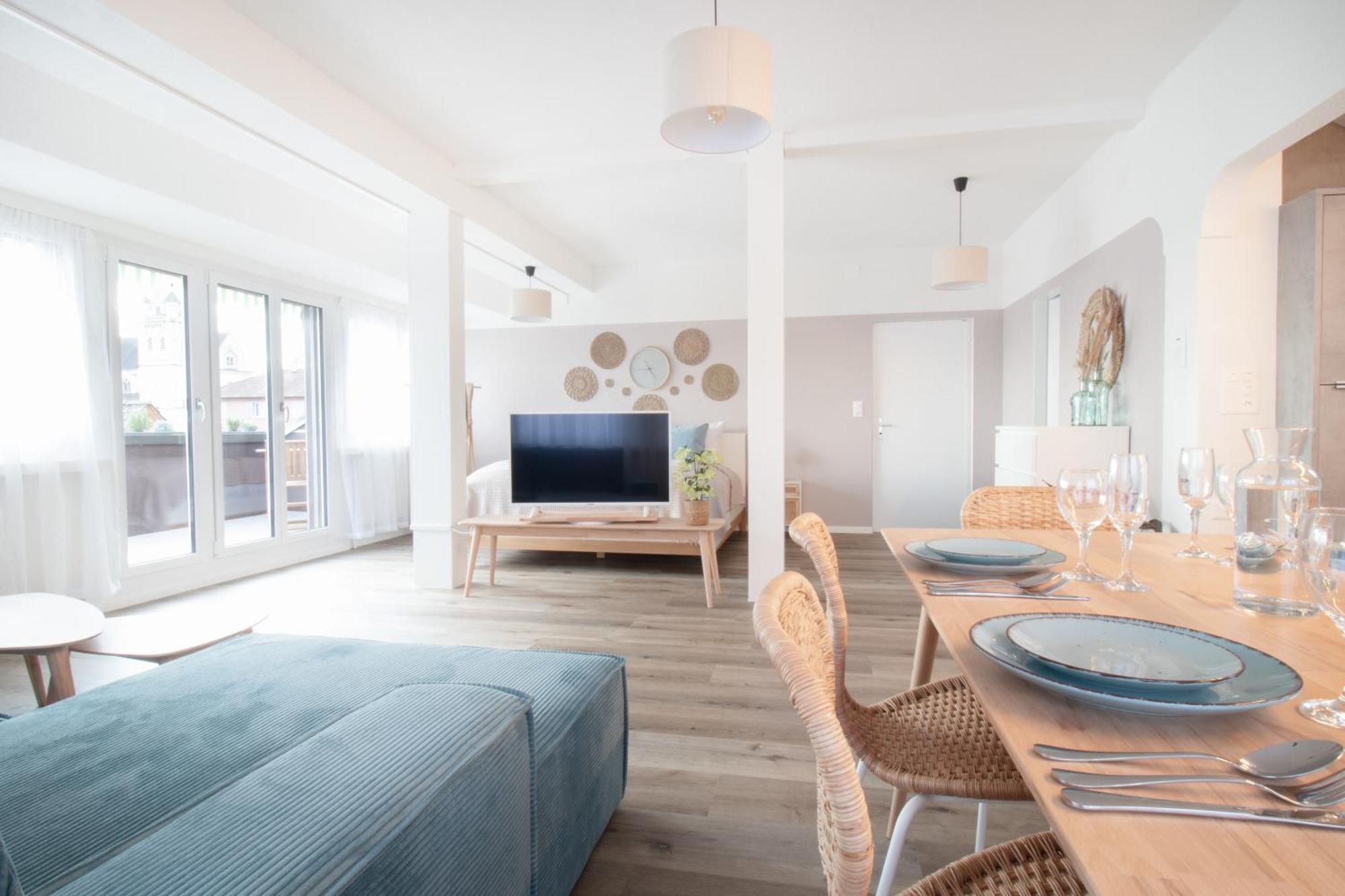 Loewe Apartment Blau نيوهاسن ام رينفا المظهر الخارجي الصورة